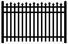 EFS-15 Aluminum Fence